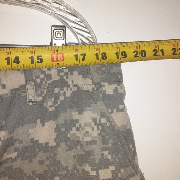 US Military Pants Mens Large Extra Short Digital Camo Army Trouser Ripstop - Picture 8 of 10